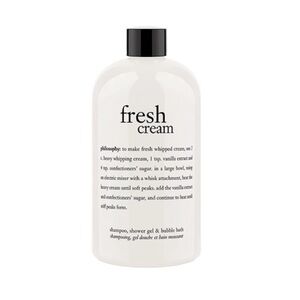 New Philosophy Fresh Cream Shampoo, Shower Gel & Bubble Bath Gift Holidays Sweet